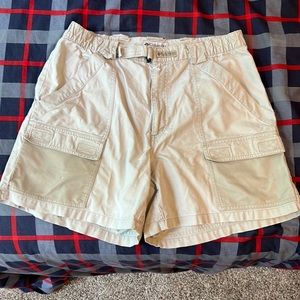 Vintage like khaki, Columbia PFG cargo fishing shorts